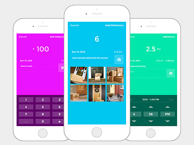 Payable Mobile Activity Forms mobile ui design visual design