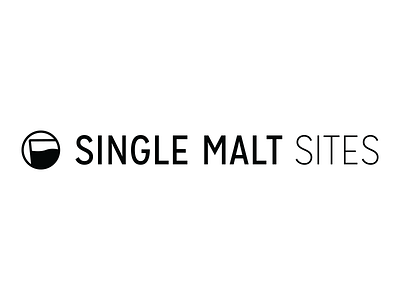 Single Malt Logo logo mark mission gothic single malt sites type typography whiskey