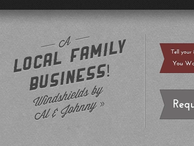 Local Family Business business call to action family local lost type ranger web website wisdom script