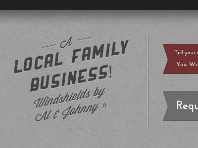 Local Family Business business call to action family local lost type ranger web website wisdom script