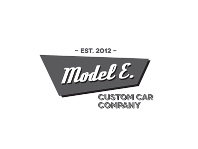 Model E Custom Car Company logo