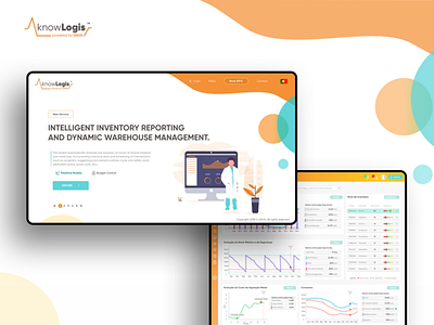 Knowlogis concept SaSS ui dashboard ux ui ux ui design