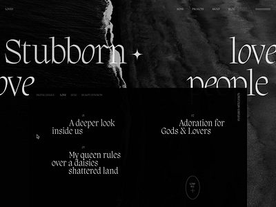 Layout & animation exploration anim animation black blog clean dark design grid inspiration layout migra minimal photography smooth typography ui video web design witchy