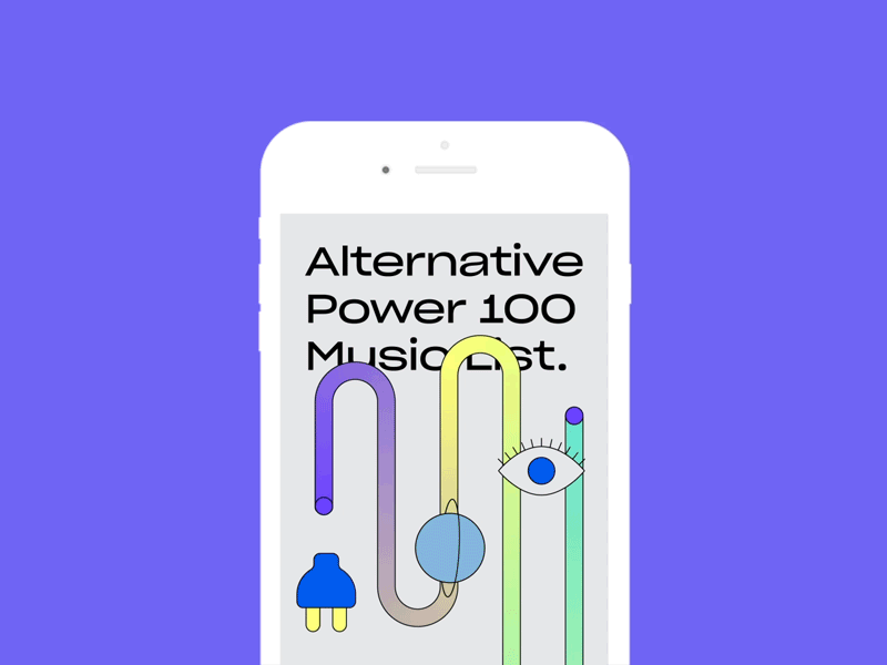 Alternative Power animation gif illustration