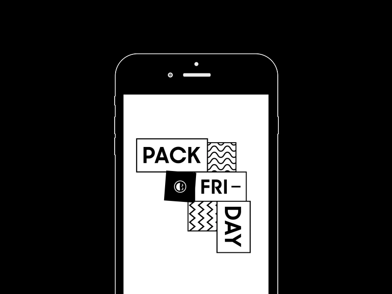 Pack Friday animation gif