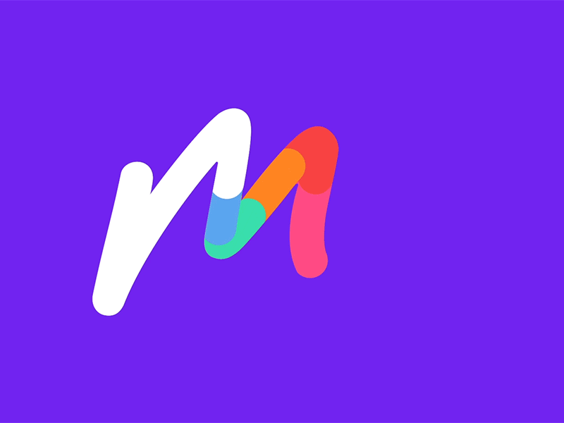 MeUndies Rainbow animation gif logo