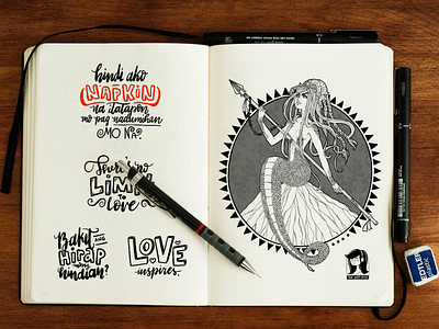 Sketchbook Things calligraphy character illustration ink lettering sketch sketchbook