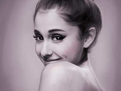 Portrait: Ariana Grande ariana grande celebrity digital digital illustration painting portrait portraits procreate