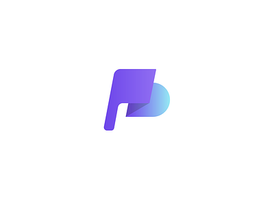 "FP" flag logo branding logo