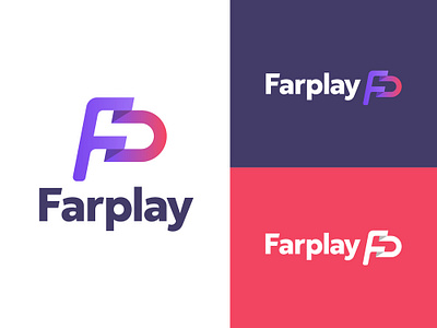 Farplay Logo branding design logo