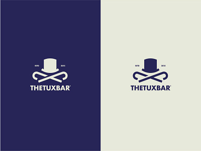 TheTuxBar Logo branding design logo tuxedo