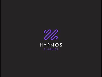 Hypnos E-liquids Logo arguile badge black brand branding e liquid h letter h logo hypnosys liquid liquids narguile purple smoke snake vapes