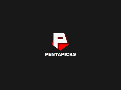 Pentagone Logo esports idenity logo mark prediction symbol typography