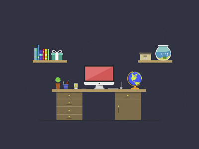 Desk Illustration - I