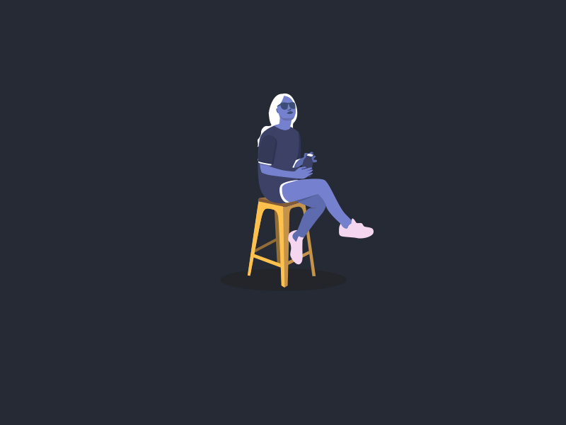 Female Character Illustration By Amee On Dribbble