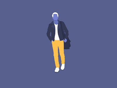 Character illustration IV adobe bag banner character characterdesign characterillustration dude flatdesign illustrator malecharacter photoshop webapp