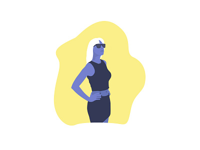 The Lost one - VI adobe characterdesign conceptdesign female flatdesign illustration illustrator offroad thelostone webdesign websitedesign