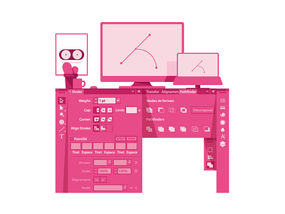 Dribbble bureau debut design desk dribbble first illustrator invitation photoshop shot thanks