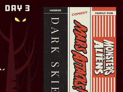 31 Days of Movies halloween horror movies typogaphy