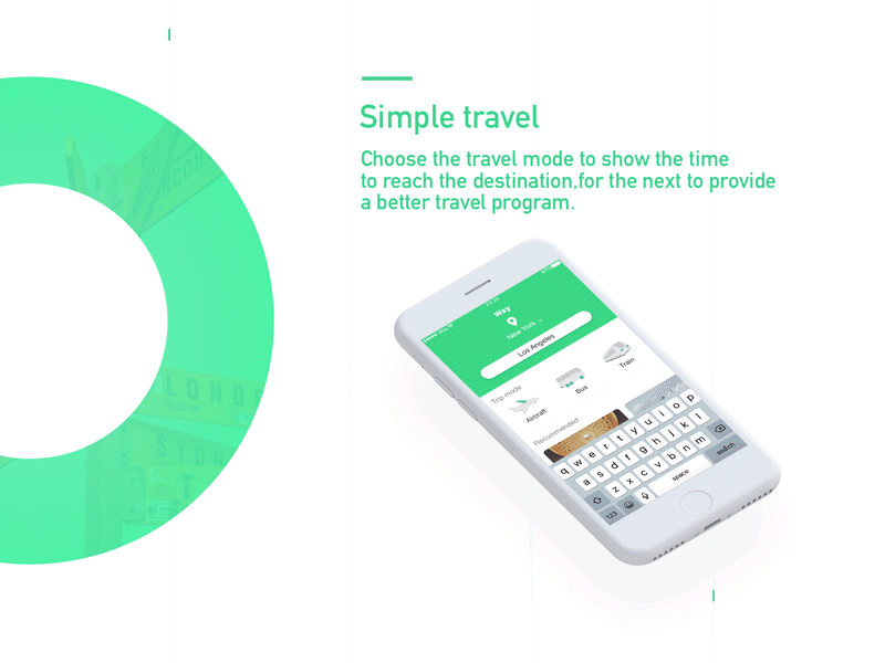 Free Tour App app interactive sketch travel ui ux