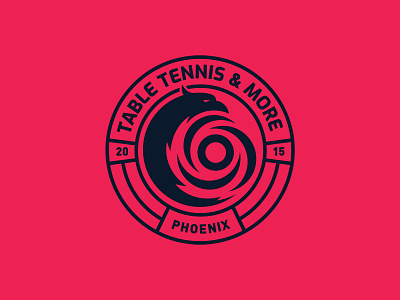 Table Tennis & More - Phoenix branding color concept design design inspiration logo ping pong sports logo table tennis