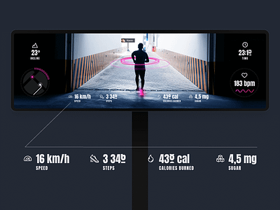 Test task for the Artgorbunov bureau app ar fitness health jogging map run running sport track ui vr