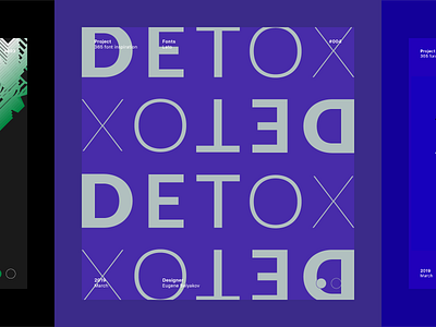 Typography project, Detox
