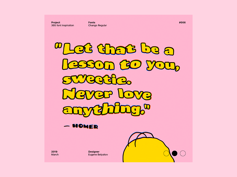 Typography project, Homer quote designinspiration graphic designing designers designer design graphicdesigner graphicdesign fonts font types typo type typeface typographie typographicposter typogram typosters typographic typography