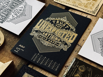 2019 Mr Cup Letterpress Calendar