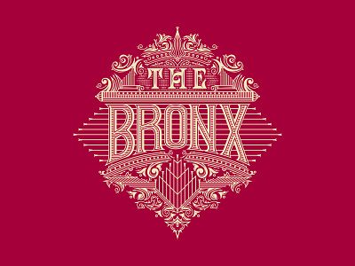 The Bronx decorations elements ephemera flourishes hand lettering handcrafted illustration ornaments the bronx the bronx clothing co the bronx typeface traditional traditional illustration tuyetduyet tuyetduyetstudio typeface typography unique unique handcrafted illustration vintage