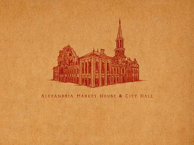Alexandria Market House & City Hall decorations elements flourishes hand lettering handcrafted illustration map of old town alexandria old town alexandria ornaments sporthealth old town traditional traditional illustration tuyetduyet tuyetduyetstudio typography unique unique handcrafted illustration vintage virginia