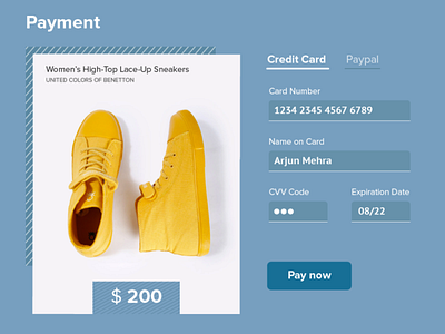 Credit Card Checkout design illustration ui