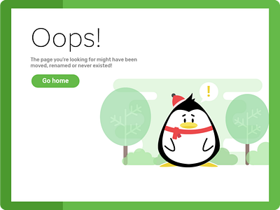 404 Error Page app dailyui illustration uidesign