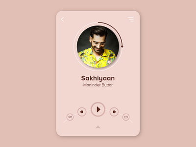 Music Player dailyui illustration ui uidesign