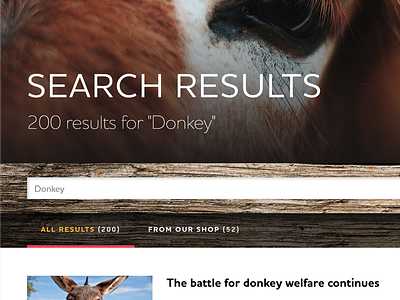 Donkey search listing