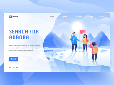 Search For Aurora web page