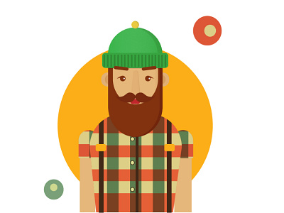 Lumberjack graphic design illustration vector