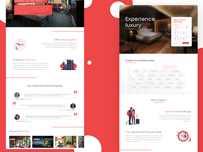 Frotels - Hotel by the hour adobexd hotel hotel app hotel booking landing page minimal minimal app design product re design revamp typography ui design uidesigner uiuxdesign web app design web deisgn