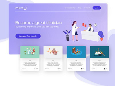 mirraU - Website Design design illustration landing page logo ui ui designer uiuxdesign user interface design ux vector web design