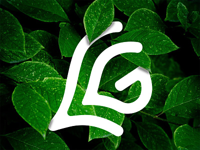 L + G logo green logo leaf logo llogo logo minimal vector