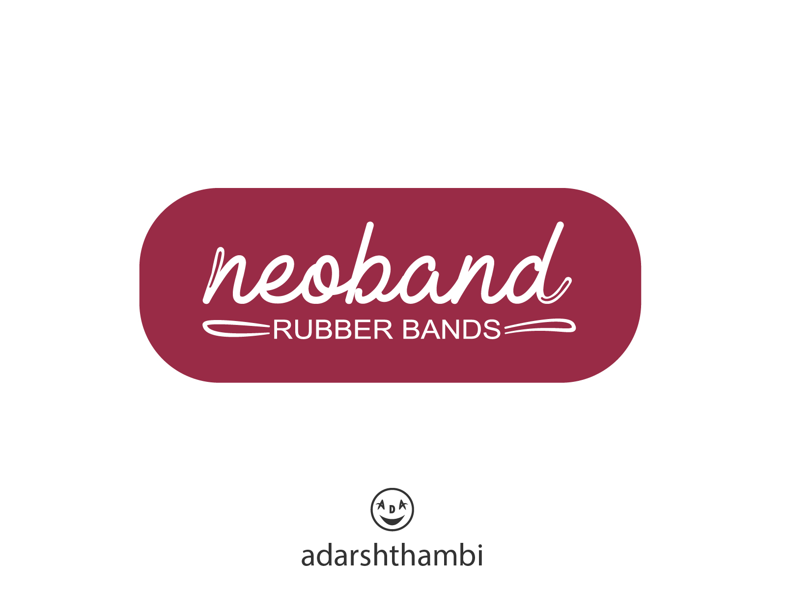 Rubber band logo new arrivals