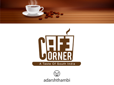 Logo for cafe brand. adarshthambi branding cafe cafe logo café coffeeshop creative illustration logo