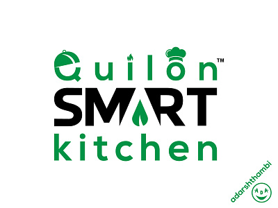 Logo for Quilon Smart Kitchen. branding catering catering logo cooking food food delivery food logo kitchen logo minimal vector