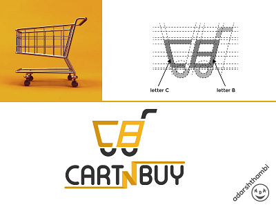 logo for cartnbuy branding cart cart logo design graphic design illustration logo logo designer india logo designer kerala logodesign minimal shoping logo store logo vector