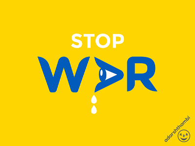 STOP WAR art design illustration logo minimal no to war no war peace stand with ukraine standwithukraine stop war stopwar ukraine vector war