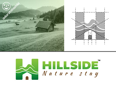 Logo design for Hillside Nature stay