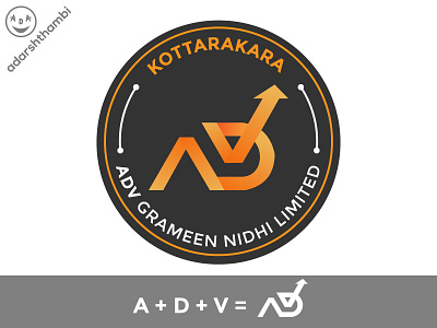 Logo for Kottarakara ADV Grameen nidhi limited.