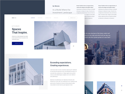 #Exploration | Real Estate Finance Landing Page