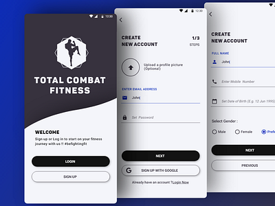 Daily UI Challenge #1 - Sign Up