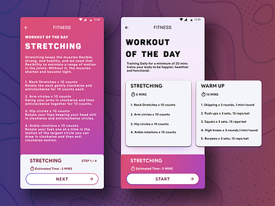 Daily UI Challenge #62 - Workout of the Day